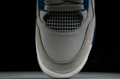 Air Jordan 4s RETRO MILITARY BLUE OFF-WHITE