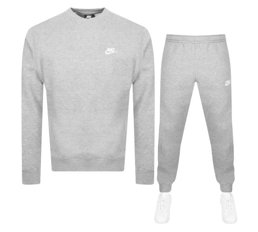 crew neck club tracksuit Grey