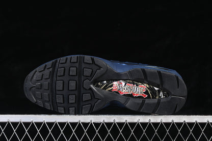 AIR MAX 95 AIR CUSHION SHOES NAVY BLUE/BLACK/GREEN