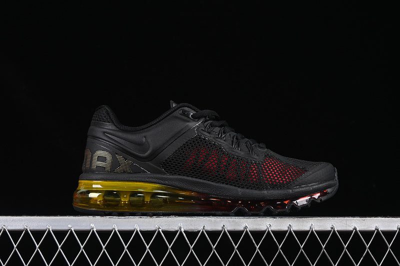 AIR MAX 2013 BLACK/LASER ORANGE/UNIVERSITY RED