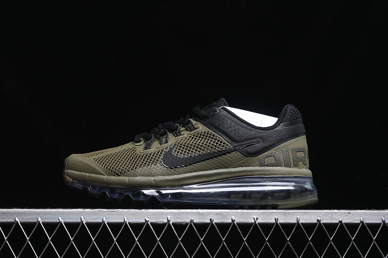 AIR MAX 2013 MEDIUM OLIVE/METALLIC SILVER/BLACK