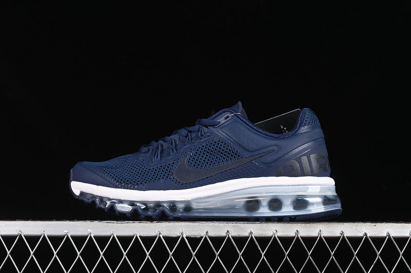 AIR MAX 2013 COLLEGE NAVY/SUMMIT WHITE/METALLIC SILVER/DARK OBSIDIAN