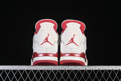 JORDAN 4 RETRO PALE IVORY/SIERRA RED/TOUGH RED