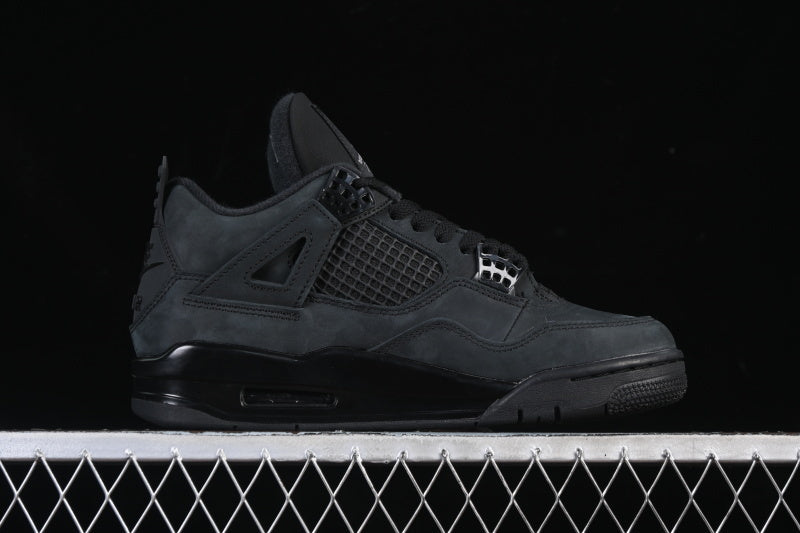 AIR JORDAN 4 RETRO BLACK CAT AJ4 BLACK/INKINESS
