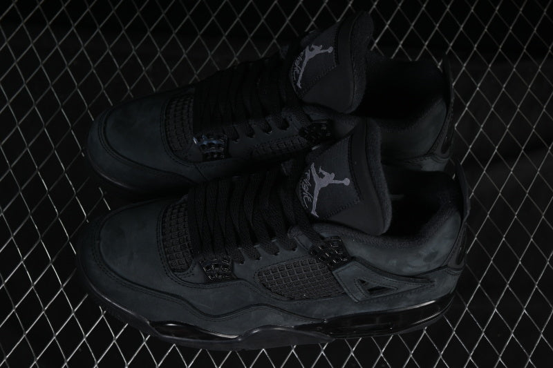 AIR JORDAN 4 RETRO BLACK CAT AJ4 BLACK/INKINESS