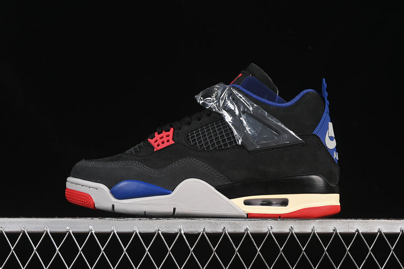 AIR JORDAN 4 RETRO LASE BLACK/BLUE/RED/GREY
