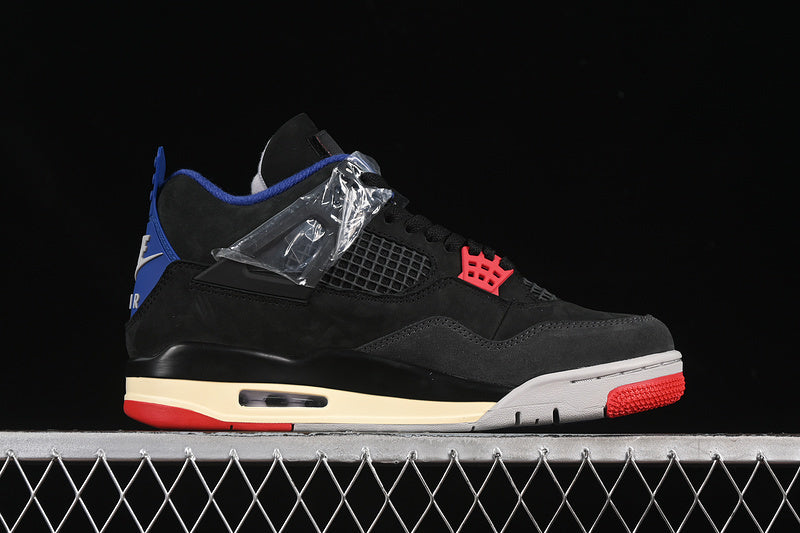 AIR JORDAN 4 RETRO LASE BLACK/BLUE/RED/GREY