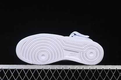 AIR FORCE 1 07 MID CASUAL SNEAKERS PURE WHITE/WHITE