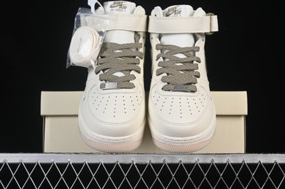 AIR FORCE 1 07 MID BEIGE/GREEN/BEIGE
