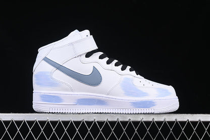 AIR FORCE 1 07 MID WHITE/GREY/BLUE/BLACK