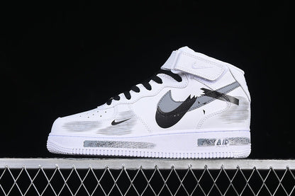 AIR FORCE 1 07 MID WHITE/BLACK/GREY