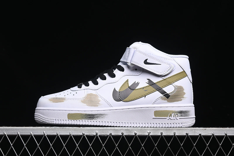 AIR FORCE 1 07 MID WHITE/GREEN/GREY