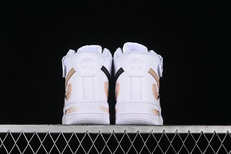 AIR FORCE 1 07 MID WHITE/BLACK/BROWN