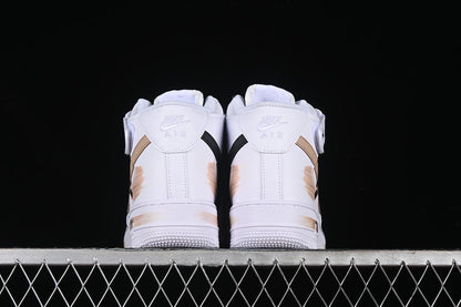 AIR FORCE 1 07 MID WHITE/BLACK/BROWN