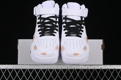 AIR FORCE 1 07 MID WHITE/BLACK/BROWN