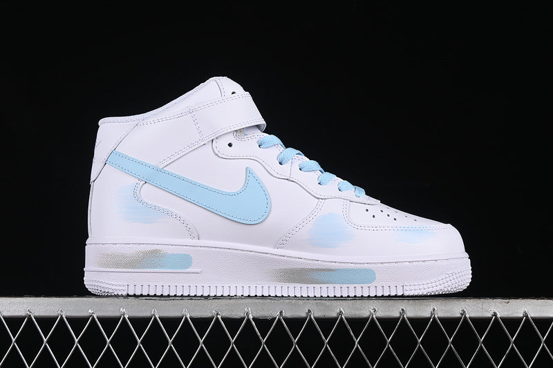 AIR FORCE 1 07 MID WHITE/GREY/BLUE