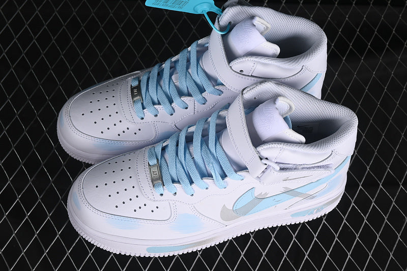 AIR FORCE 1 07 MID WHITE/GREY/BLUE