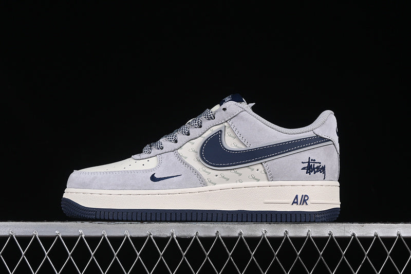 AIR FORCE 1 07 LOW WHITE/GREY/BLUE]
