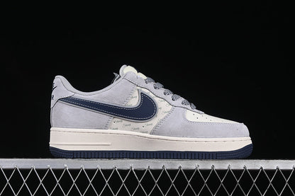 AIR FORCE 1 07 LOW WHITE/GREY/BLUE]
