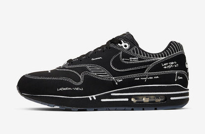Air Max 1 “Black Schematic”Style Code CJ4286-001