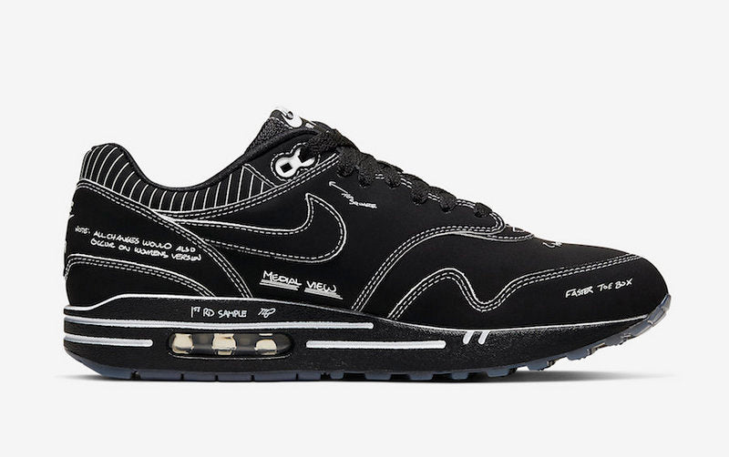Air Max 1 “Black Schematic”Style Code CJ4286-001