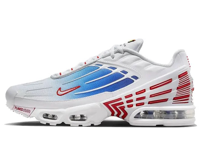 TN Air Max Plus 3 White University Blue
